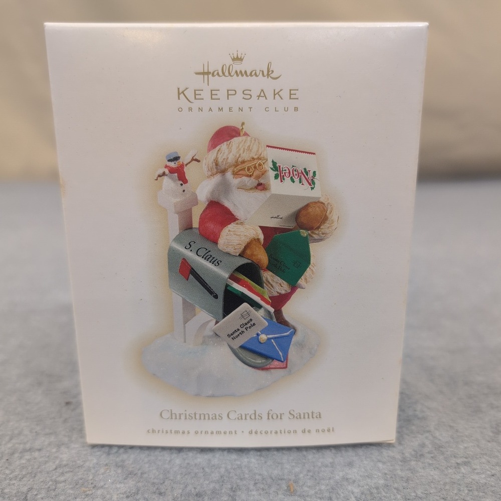 Hallmark Keepsake 2009 Christmas Cards for Santa Ornament 100th Anniversary - Picture 1 of 3